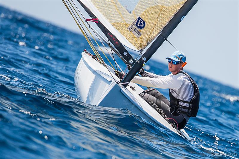 Liam Orel at the Finn Silver Cup in Anzio - photo © Robert Deaves