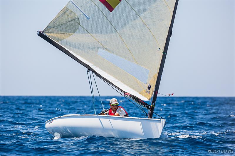 Joan Cardona at the Finn Silver Cup in Anzio - photo © Robert Deaves