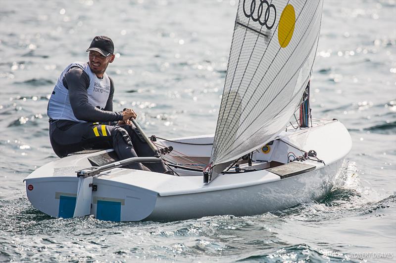 Zsombor Berecz  - Ready Steady Tokyo, day 5 photo copyright Robert Deaves taken at  and featuring the Finn class