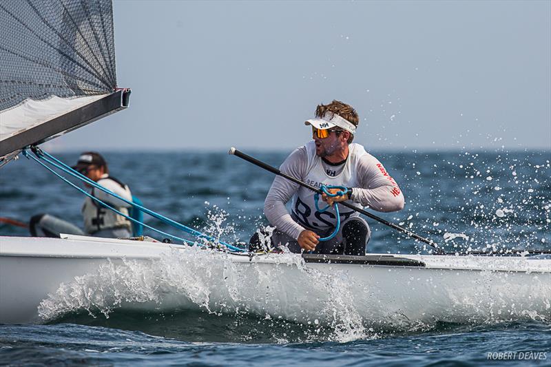 Tom Ramshaw - Ready Steady Tokyo, day 5 photo copyright Robert Deaves taken at  and featuring the Finn class