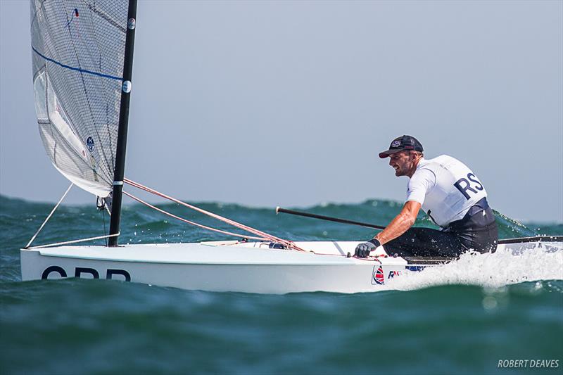 Giles Scott at Ready Steady Tokyo photo copyright Robert Deaves taken at  and featuring the Finn class