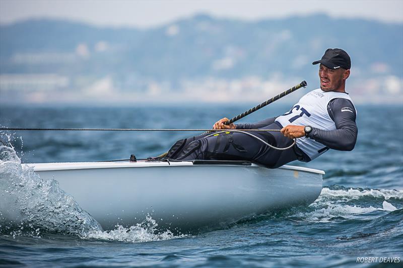 Zsombor Berecz at Ready Steady Tokyo photo copyright Robert Deaves taken at  and featuring the Finn class