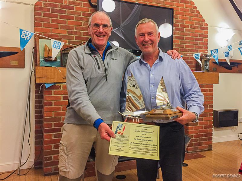 Overall Travellers Trophy winner, John Greenwood during the Finn UK Masters at Warsash photo copyright Robert Deaves taken at Warsash Sailing Club and featuring the Finn class