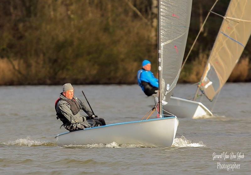 Leigh & Lowton Tipsy Icicle Week 2 photo copyright Gerard van den Hoek taken at Leigh & Lowton Sailing Club and featuring the Finn class