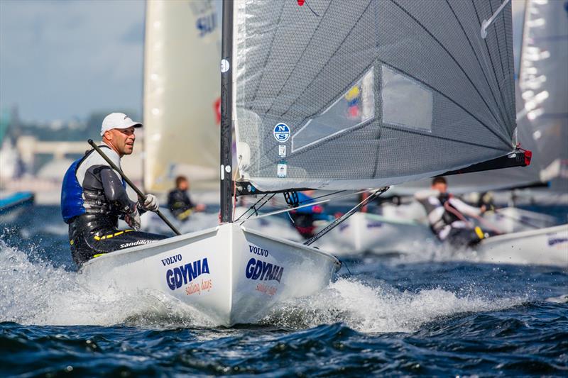 Milan Vujasinovic during the Finn Europeans in Gdynia, Poland - photo © Robert Deaves