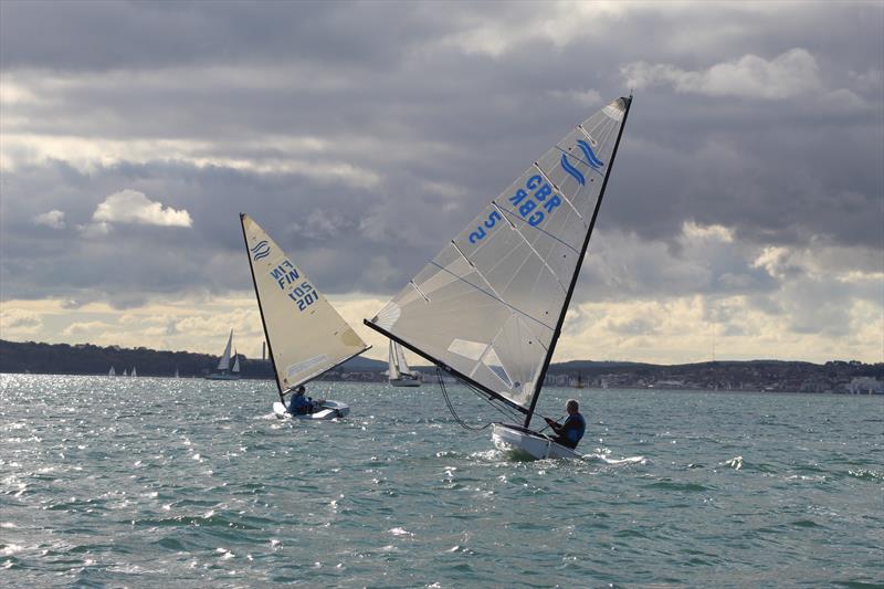 Warsash Finn Open photo copyright Nigel Rennie taken at Warsash Sailing Club and featuring the Finn class