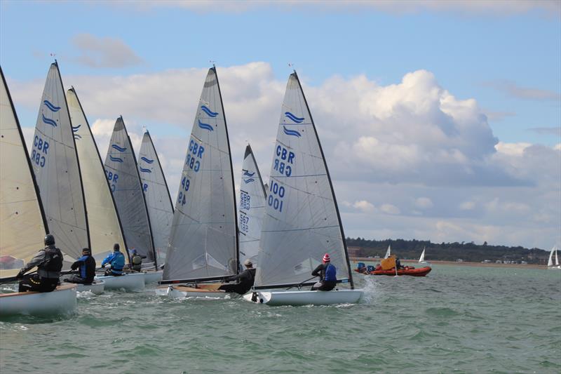 Warsash Finn Open photo copyright Nigel Rennie taken at Warsash Sailing Club and featuring the Finn class