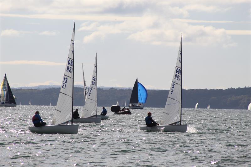 Warsash Finn Open photo copyright Nigel Rennie taken at Warsash Sailing Club and featuring the Finn class