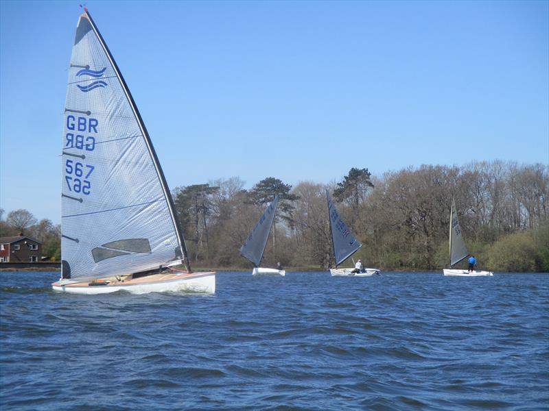 Bough Beech Finn Open photo copyright Richard Sharp taken at Bough Beech Sailing Club and featuring the Finn class