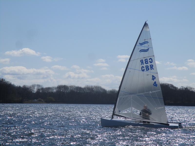 Bough Beech Finn Open photo copyright Richard Sharp taken at Bough Beech Sailing Club and featuring the Finn class