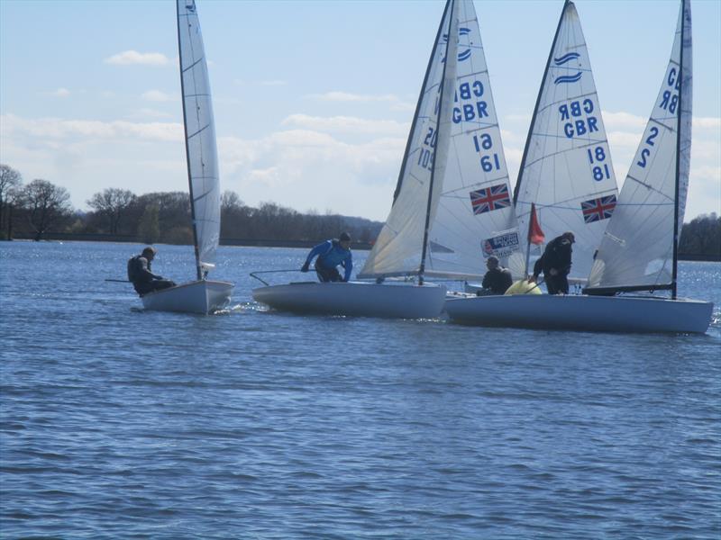 Bough Beech Finn Open photo copyright Richard Sharp taken at Bough Beech Sailing Club and featuring the Finn class