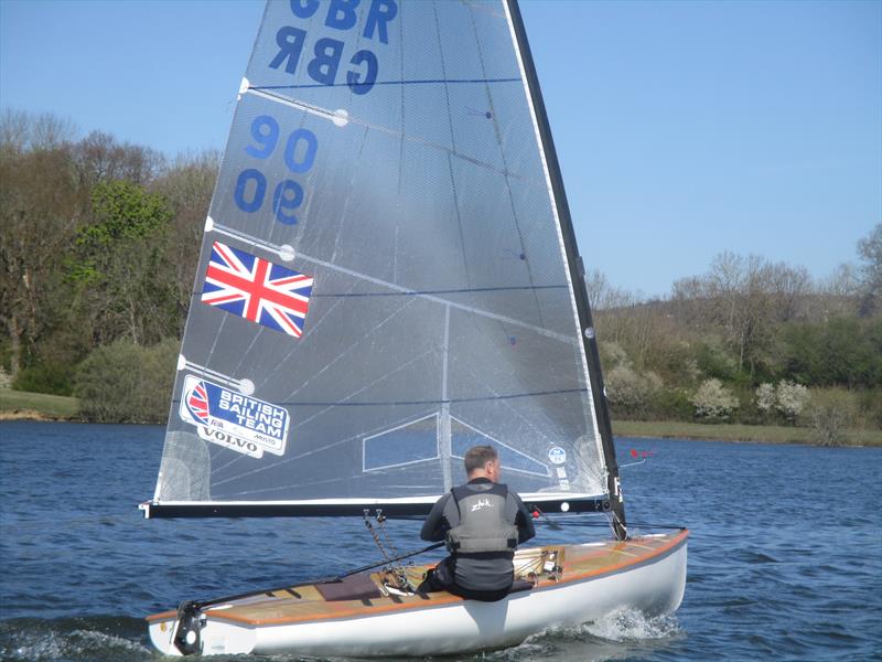 Bough Beech Finn Open photo copyright Richard Sharp taken at Bough Beech Sailing Club and featuring the Finn class