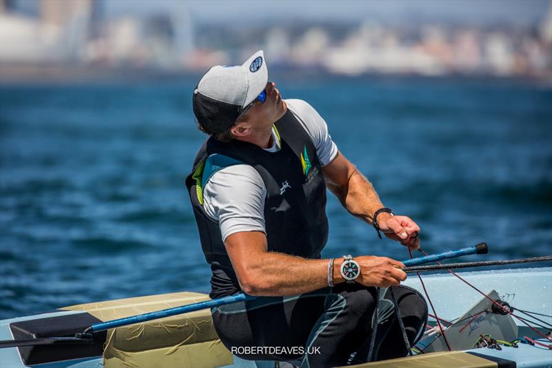 Jake Lilley, AUS - Finn Gold Cup at Porto, Portugal - photo © Robert Deaves / Finn Class