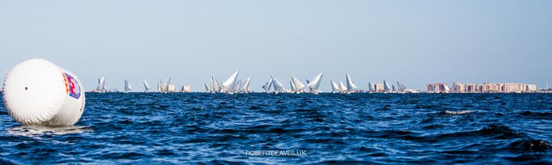 Practice Race at the Finn World Masters on Mar Menor - photo © Robert Deaves / www.robertdeaves.uk