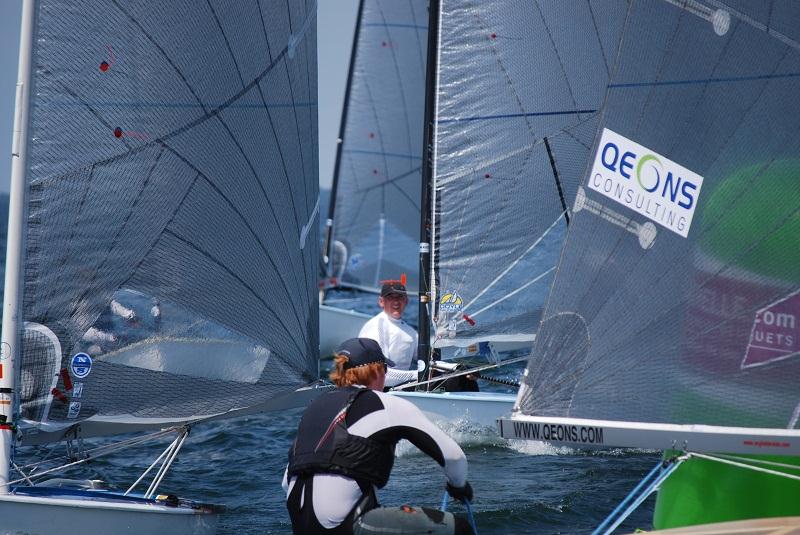 Finn Silver Cup day 3 photo copyright Corinne Mckenzie taken at Cercle de la Voile de Bordeaux and featuring the Finn class