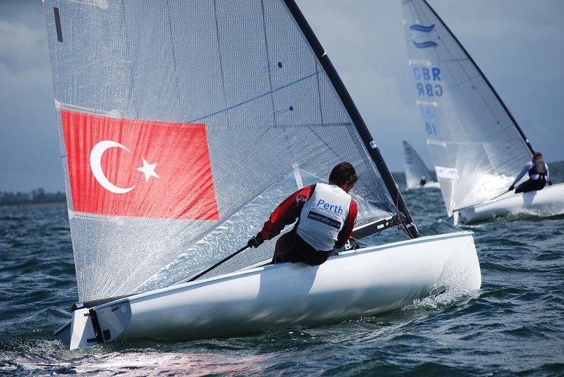 Finn Silver Cup day 5 photo copyright Corinne Mckenzie taken at Cercle de la Voile de Bordeaux and featuring the Finn class