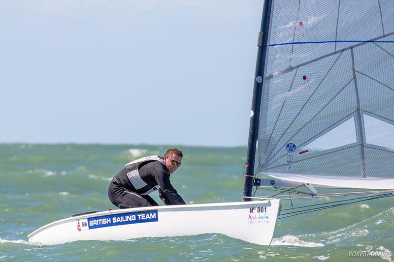 Ed Wright - 2018 Finn European Championship at Cádiz, Spain photo copyright Robert Deaves taken at  and featuring the Finn class