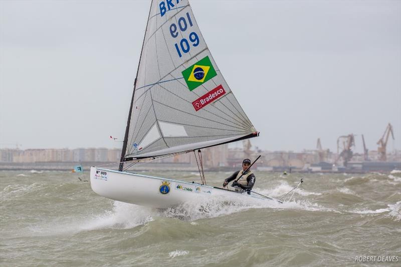 Jorge Zarif led all the way photo copyright Robert Deaves taken at  and featuring the Finn class