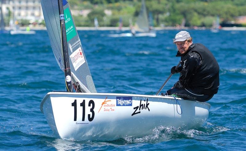 Jake Gunther at the 2016 Finn World Masters at Torbole - photo © Michael Kurtz