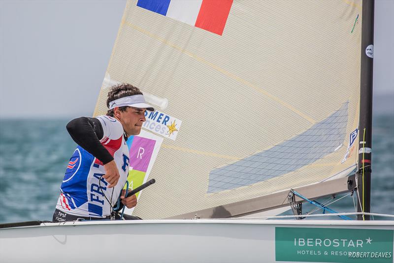 Antoine Devineau had a great Race 2 - 2018 49 Trofeo S.A.R. Princesa Sofía Iberostar photo copyright Robert Deaves / Finn Class taken at  and featuring the Finn class