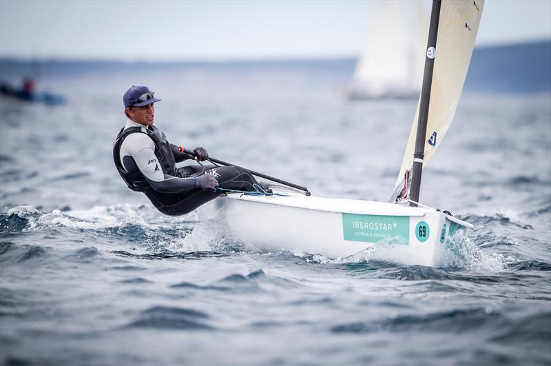 Andy Maloney (NZL) Finn - 49th Trofeo Princesa Sofia Iberostar, Day 5, April 6, 2018 - photo © Jesus Renedo / Sailing Energy / Trofeo Princesa Sofia IBEROSTAR