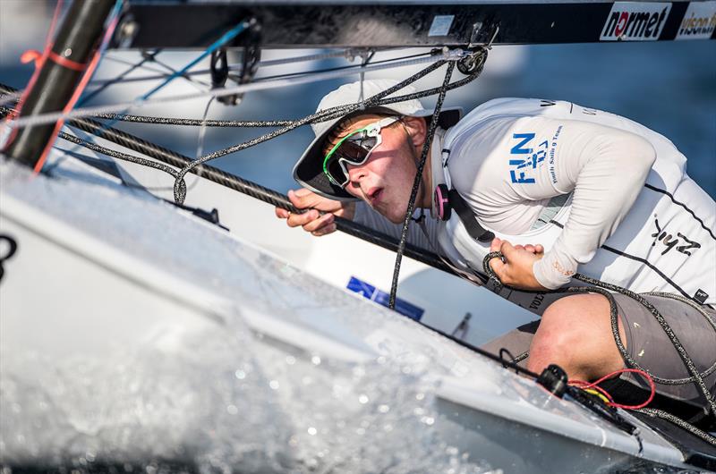 2018 World Cup Series Hyères Day 3 photo copyright Richard Langdon / Sailing Energy taken at  and featuring the Finn class