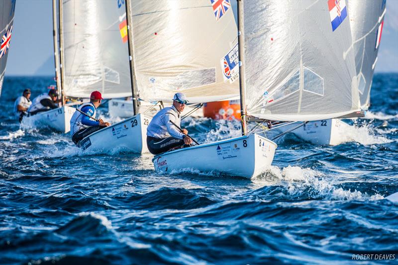 Josip Olujic - 2018 World Cup Series Hyères Day 3 photo copyright Robert Deaves taken at  and featuring the Finn class