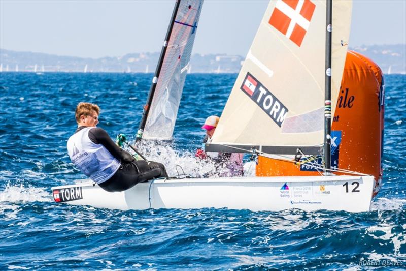 Andre Højen-Christiansen – World Cup Series Hyères photo copyright Robert Deaves taken at  and featuring the Finn class