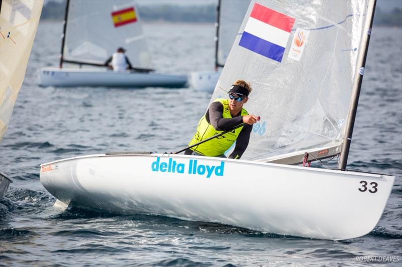 Nicholas Heiner – World Cup Series Hyères Day 5 photo copyright Robert Deaves taken at  and featuring the Finn class