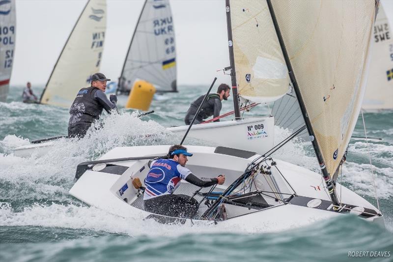 Guillaume Boisard photo copyright Robert Deaves taken at  and featuring the Finn class