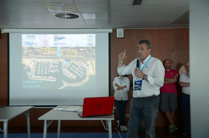 All set at CN El Balís for the Finn World Masters photo copyright Laura Carrau / CN El Balis taken at Club Nautico El Balis and featuring the Finn class