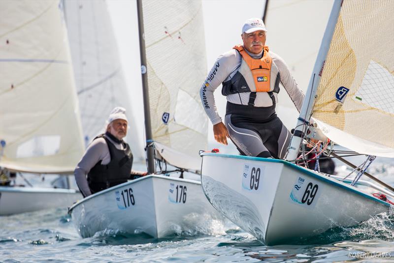 2018 Finn World Masters - Practice race  photo copyright Robert Deaves taken at  and featuring the Finn class