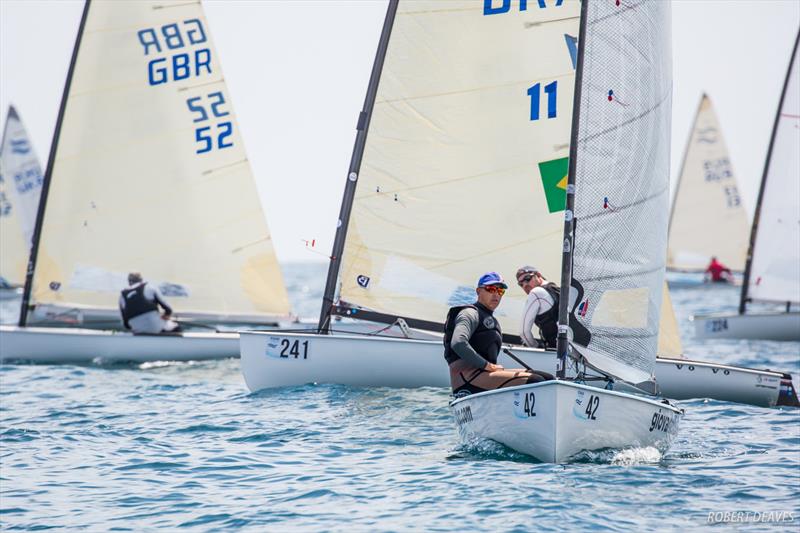 2018 Finn World Masters - Practice race  photo copyright Robert Deaves taken at  and featuring the Finn class