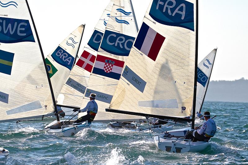 Male sailors should transition easily into the  new event for the Finn - 2016 Olympic Regatta, Rio de Janeiro - photo © Richard Gladwell