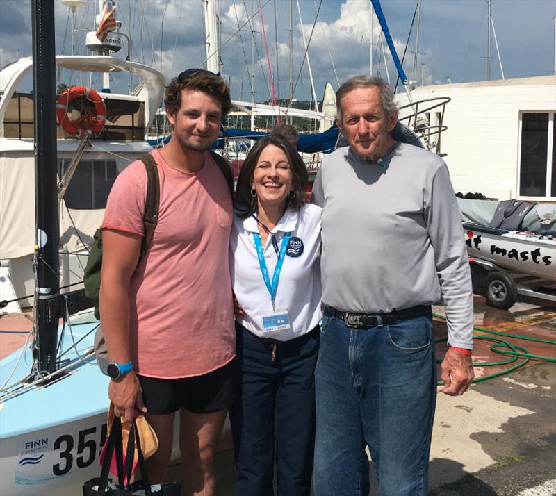 Facundo, Anna and Gus after the Final Day photo copyright Gus Miller's camera taken at Club Nautico El Balis and featuring the Finn class