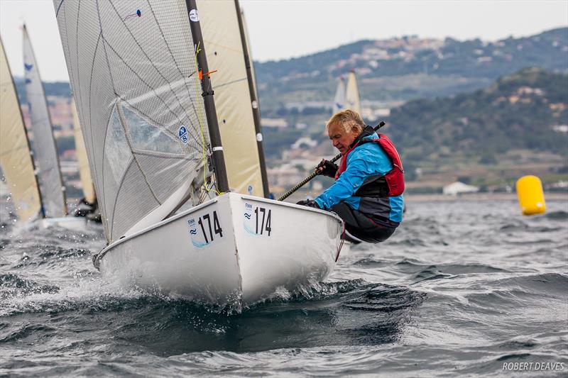 Gerado Seeliger - Finn Masters Worlds - El Balis, Spain - May 2018 - photo © Robert Deaves / Finn Class