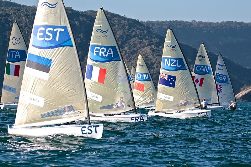 The Finn is the oldest Olympic class with a diversity of suppliers governed by tight measurement controls - photo © Richard Gladwell