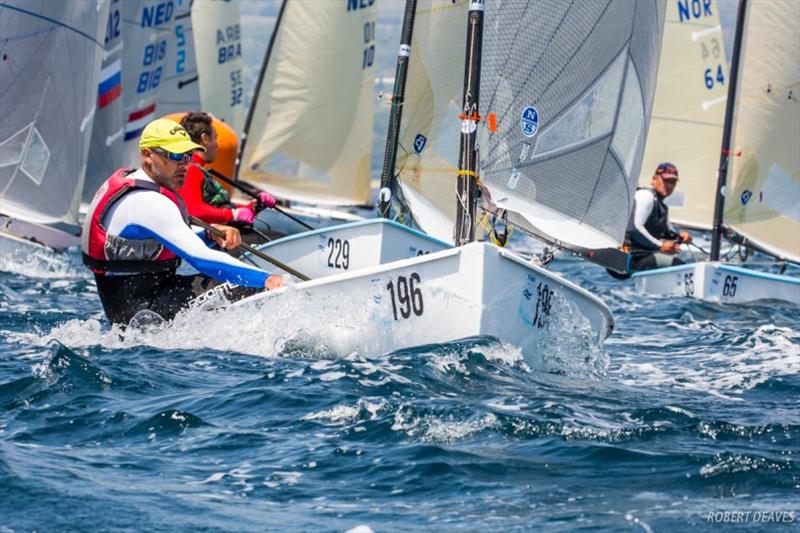 David Huet - Finn World Masters photo copyright Robert Deaves taken at Club Nautico El Balis and featuring the Finn class