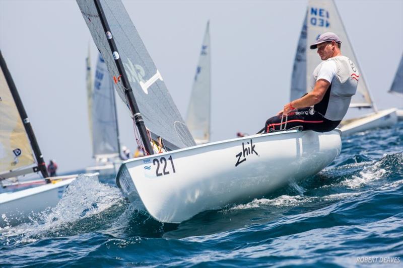 Julian Smith - Finn World Masters photo copyright Robert Deaves taken at Club Nautico El Balis and featuring the Finn class