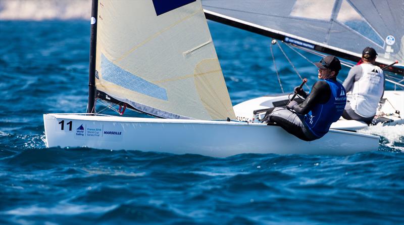 Andy Maloney (NZL) - Finn - Day 4 - Sailing World Cup Final, Marseille June 9, 2018 - photo © Richard Langdon / Sailing Energy