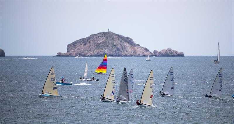 Medal Race - Finn class - Sailing World Cup - Final - Marseille - June 2018 photo copyright Tomas Moya / Sailing Energy taken at  and featuring the Finn class