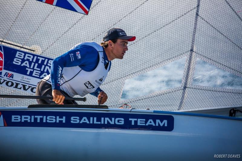 Ben Cornish photo copyright Robert Deaves taken at  and featuring the Finn class