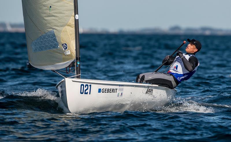 Andy Maloney (NZL) - Finn -Day 1 - Hempel Sailing World Championships, Aarhus, Denmark - photo © Sailing Energy / World Sailing