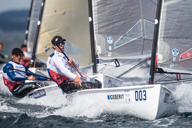 Nick Heiner (NED) Finn - Day 3 - Hempel Sailing World Championships, Aarhus, Denmark - photo © Sailing Energy