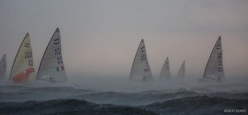 Finn Gold Cup in Aarhus photo copyright Robert Deaves taken at  and featuring the Finn class