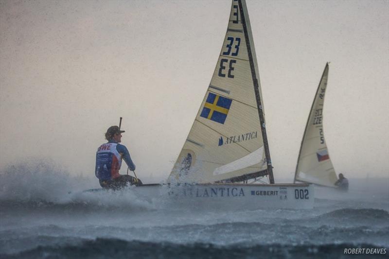 Finn Gold Cup in Aarhus photo copyright Robert Deaves taken at  and featuring the Finn class