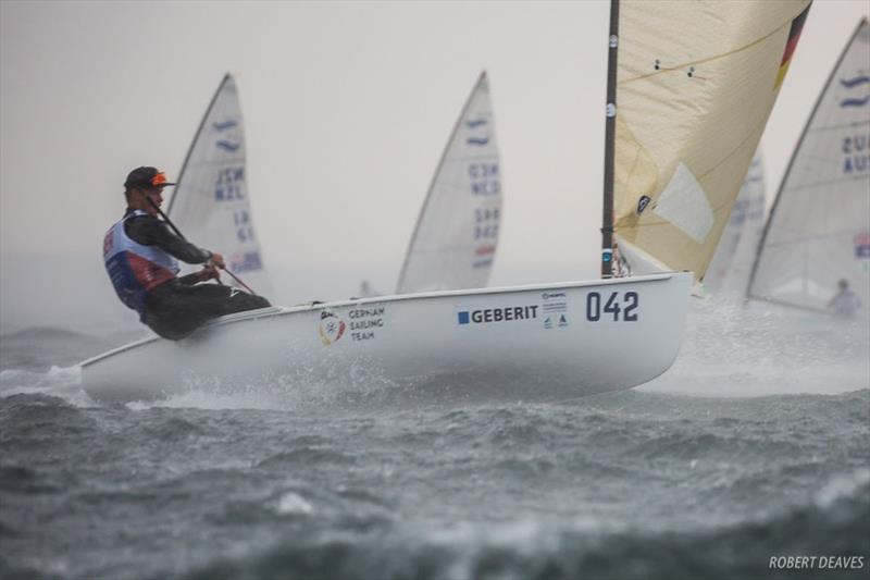 Finn Gold Cup in Aarhus photo copyright Robert Deaves taken at  and featuring the Finn class