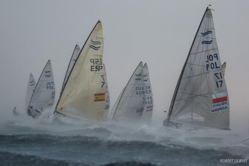 Finn Gold Cup in Aarhus photo copyright Robert Deaves taken at  and featuring the Finn class