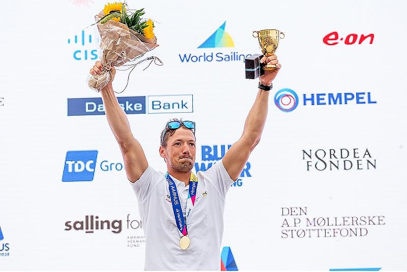 Finn - Day 8 - Hempel Sailing World Championships, Aarhus, Denmark - August 2018 photo copyright Sailing Energy / World Sailing taken at  and featuring the Finn class