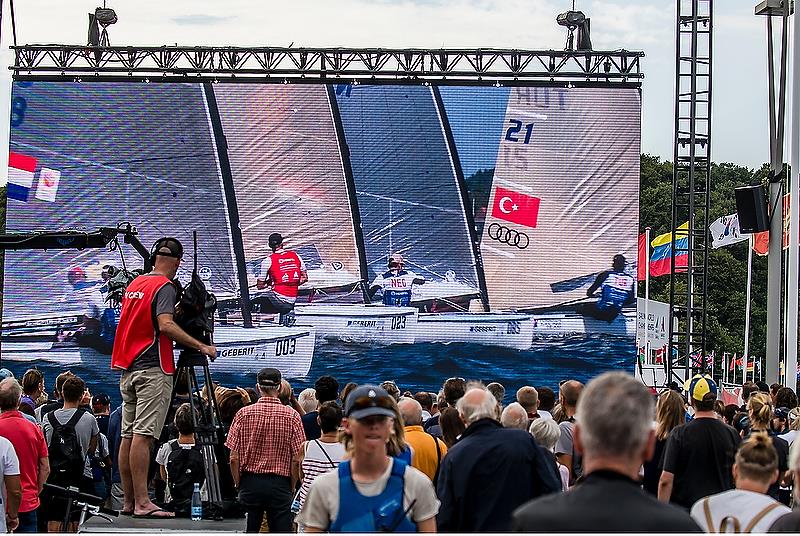 Finn - Day 8 - Hempel Sailing World Championships, Aarhus, Denmark - August 2018 photo copyright Sailing Energy / World Sailing taken at  and featuring the Finn class